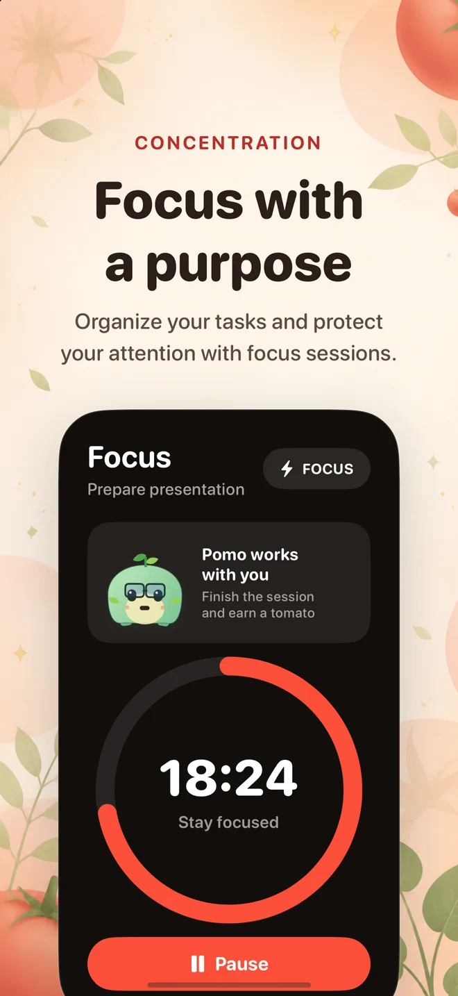 Pomo focus session