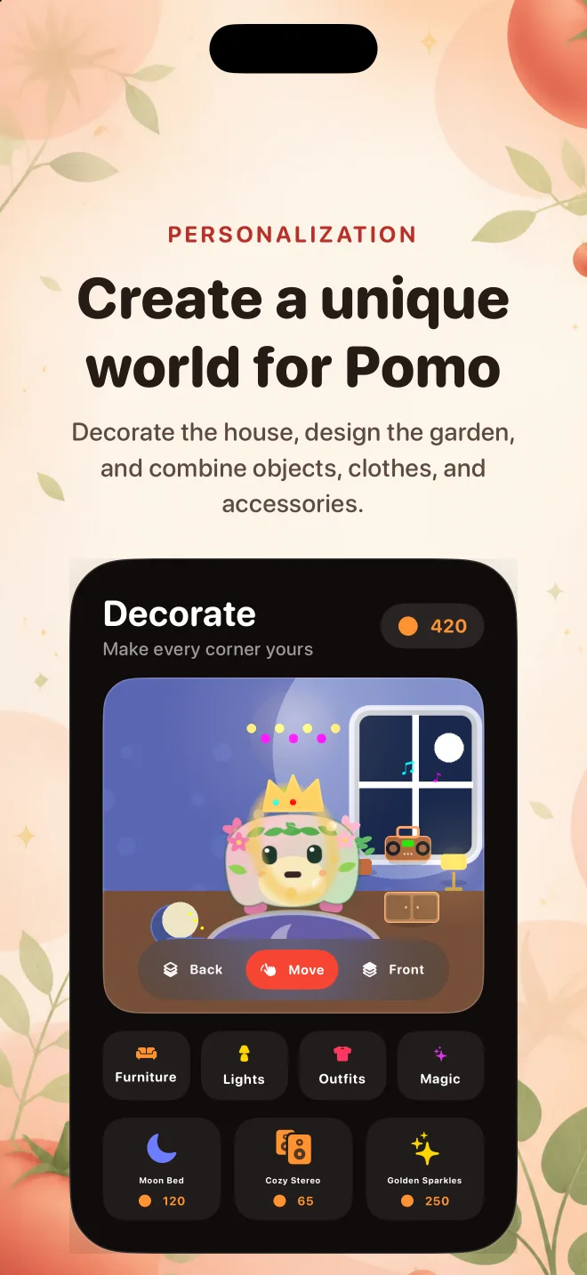 Pomo personalization