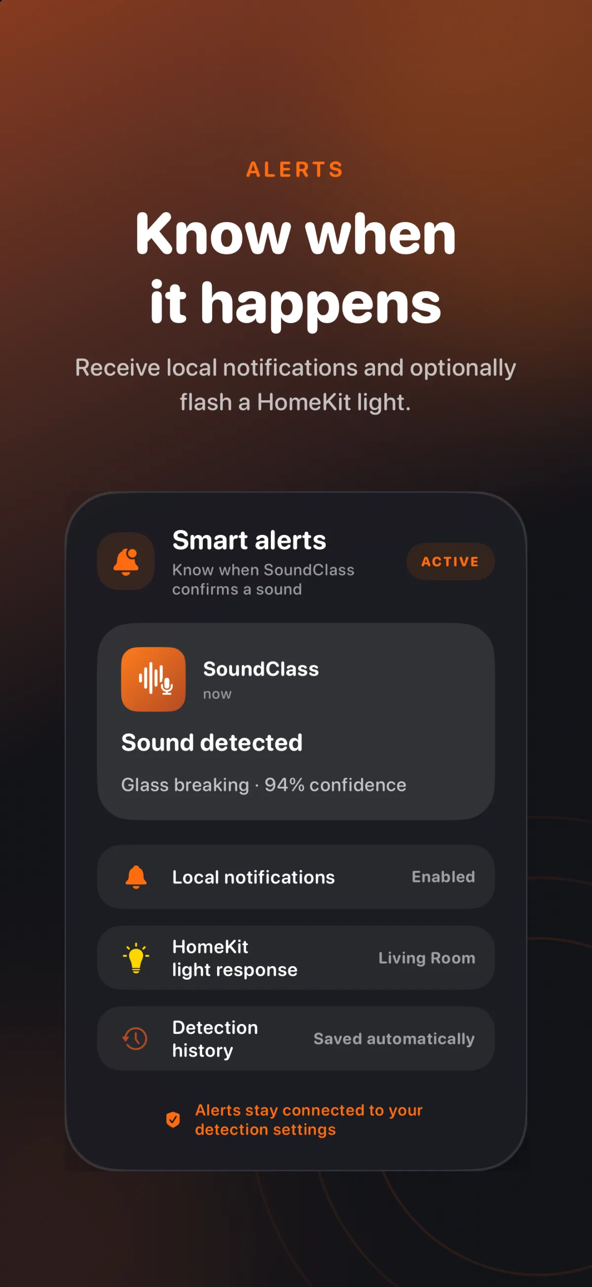 SoundClass smart alerts